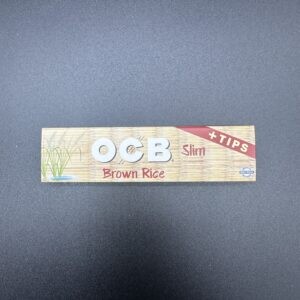 OCB Slim  Papers + Tips Brown Rice