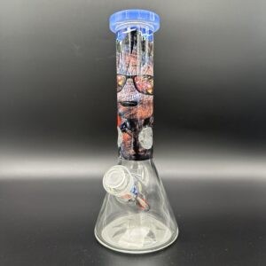 Water Pipe 12.5" 7mm Beaker Diffused Stem, Ice Catcher Baby Groot’s