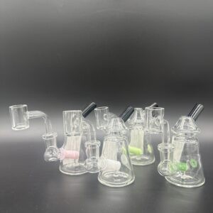 Water Pipe 4" 5mm Banger Hanger with Slitted Diffuser Perk