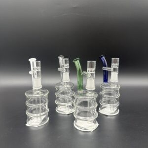 Water Pipe 6" 5mm Oil Barrel Single Diffi Hole