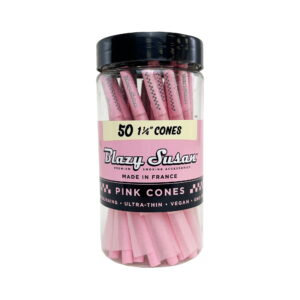 Blazy Suzan Pink Pre Rolled Cones 1-1/4″ | 50 Count