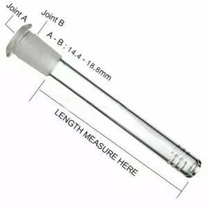 Downstem 18mm Male/14mm Female 4"