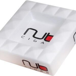 Nub Cigars Square White Ashtray