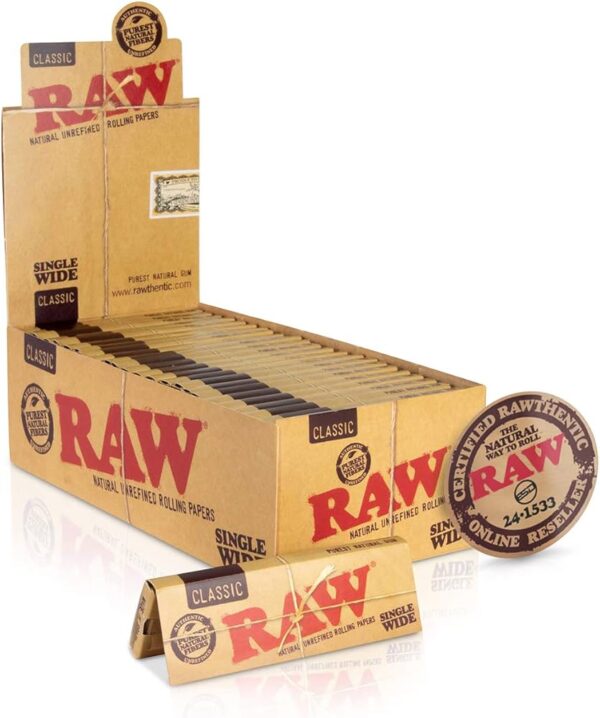 Classic Raw Single Wide Papers