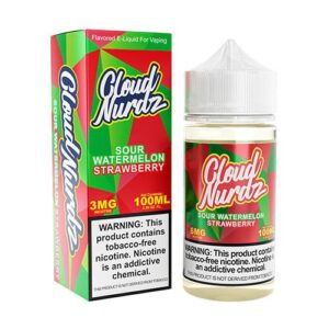 Cloud Nurdz Sour Watermelon Strawberry 3MG