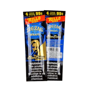 ZIG ZAG WRAP BLUEBERRY Rillo SIZE 4 PK