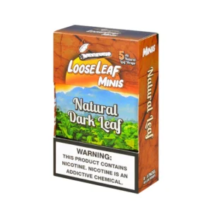 LooseLeaf Minis Natural Dark Leaf Wraps 5Pk