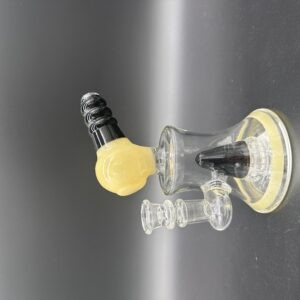 Water Pipe 6" 5mm Thick Bent Neck Banger Hanger with Showerhead Perk