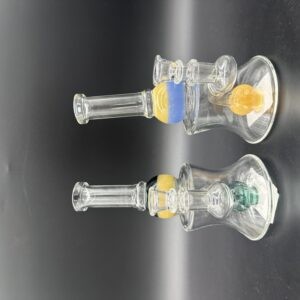 Water Pipe 7" 5mm Thick Banger Hanger with Double Diffi Holes Perk