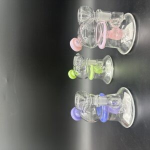 Waterpipe 4.5" 5mm Thick Banger Hanger with double Diffi Holes