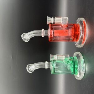 Water Pipe Glycerin Stright Tube Bent Neck Banger Hanger with Showerhead Perk