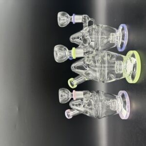 Waterpipe 6" 5mm Thick Fab Egg Banger Hanger with Shower Head Perk