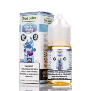 Pod Juice Salt Blue Razz Slushy Freeze 35 MG