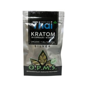 Opms Silver Green Vein Thai 30 Caps