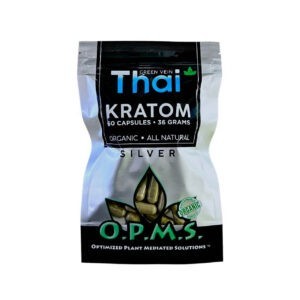 Opms Silver Green Vein Thai 60 Capsules