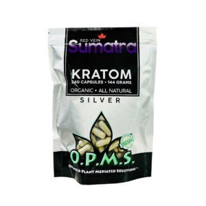 Opms Silver Red vein Sumatra 240 Caps