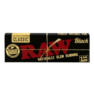 Raw Classic Black 1 1/4 Papers