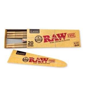 Raw Classic Cones 1 1/4 20pk
