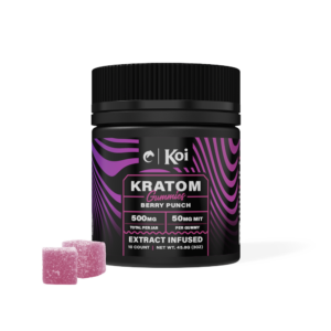 Koi Kratom Gummies 500 MG  Berry Punch