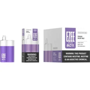 Ezee Stick Box 6000 Puffs Peach Blue Razz