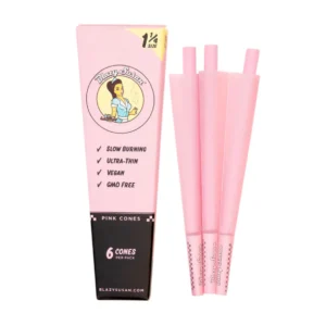 Blazy Susan 1 1/4 Pink Cones 6pk