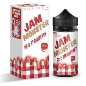 Jam Monster PB & Strawberry 3MG