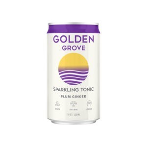 Golden Grove kratom Extract Beverages Plum Ginger Sparkling Tonic 7.5oz