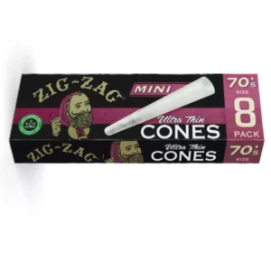 Zig-Zag Mini 70's Cones Ultra Thin 8PK