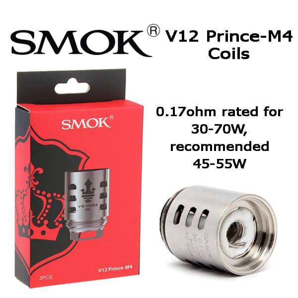 Smok V12 Prince  M4 Coil 0.17ohm 30-70W  Hi-Life Smoke Shop
