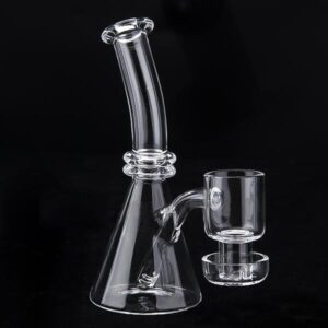 5" Terp Slurper Mini Quartz Beaker Banger Inline