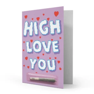 420 Cardz High Love You Card