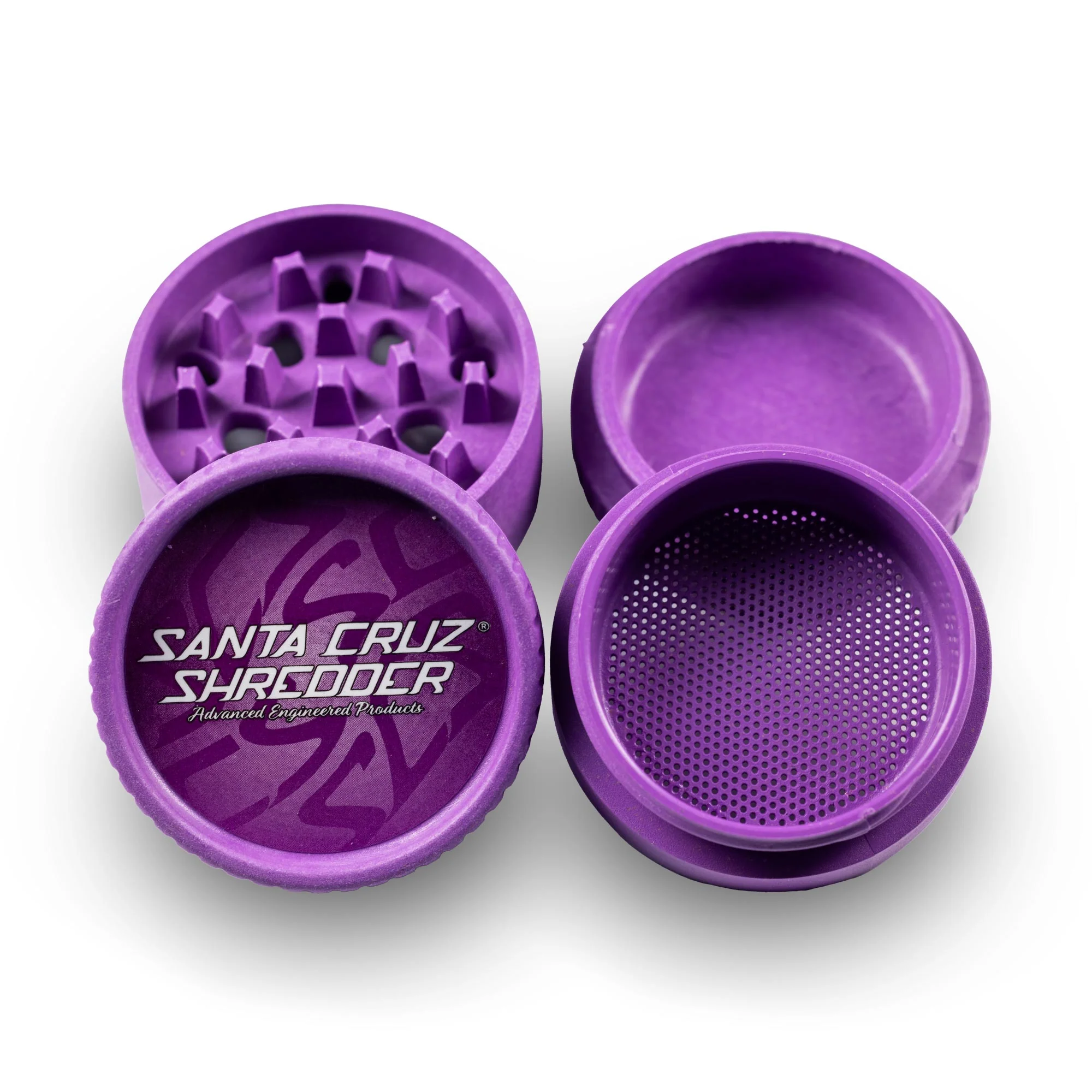 Santa Cruz Shredder Hemp 4 Piece Grinders - Image 5