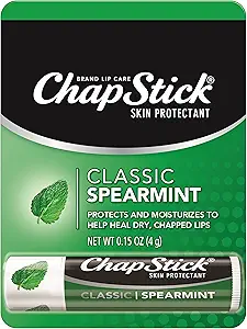 ChapStick Classic Spearmint Lip Balm Tube,- 0.15 Oz