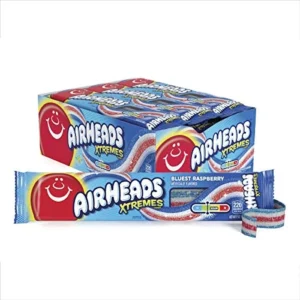 Airheads Candy, Easter, Xtremes Sweetly Sour Belts, Bluest Raspberry