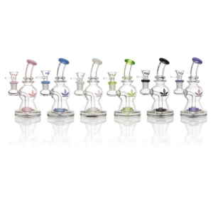 Waterpipe 6" 5mm Thick  Aleaf Globe wth Circ Perc
