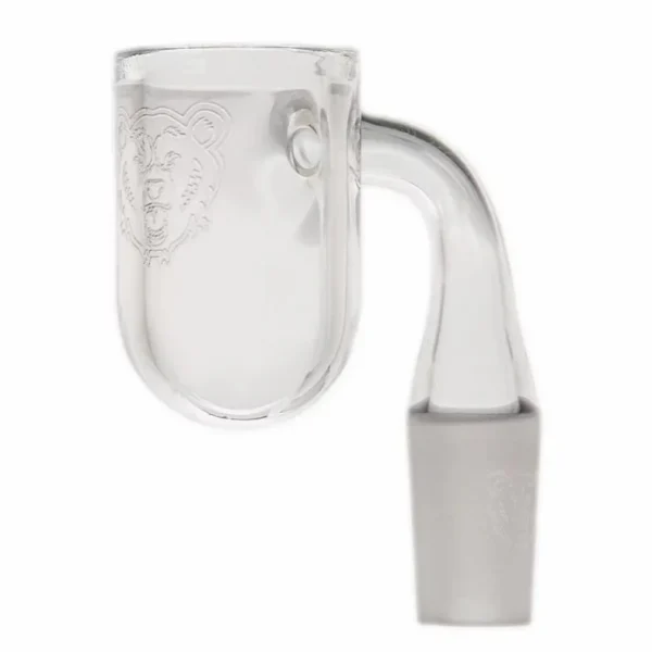 Bear Quartz 25mm V2 Round Bottom 14mm Male 90 Degree