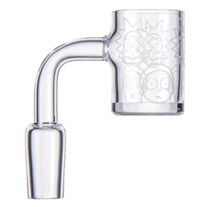 Quartz Banger Flat Top 2mm Bottom Design 14mm Male 90 Degree