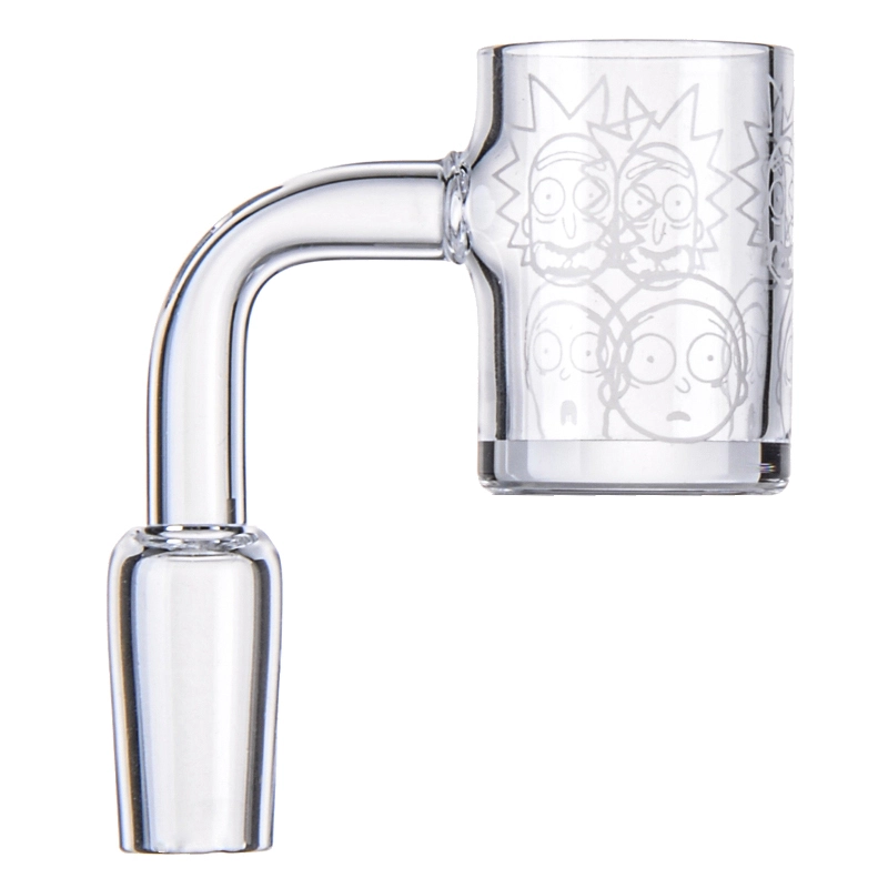 Quartz Banger Flat Top 2mm Bottom Design 14mm Male 90 Degree