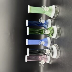 WaterPipe 8" 5mm Thick Beaker with White Mouthpiece