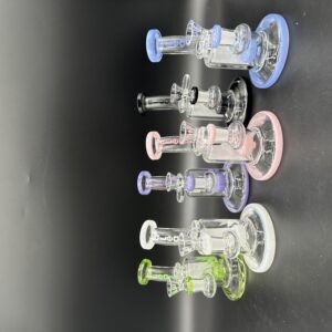 Waterpipe 6" 5mm Thick  Aleaf Single with Circ Perc