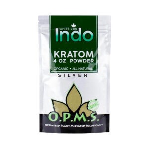 Opms Silver White Vein Indo 4oz Powder