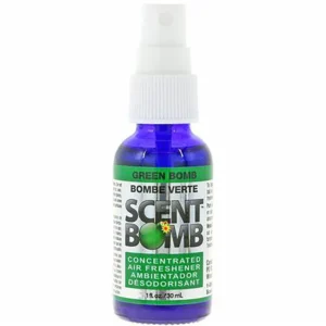 Scent Bomb 100% Oil Based Concentrated Air Freshener Spray, Green Bomb