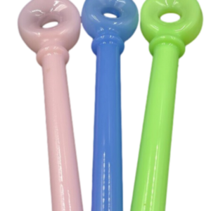 6.5" Dab Tube with Donut | Assorted Pastel Colors