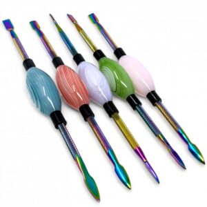 Metal Dabber W/ Jewel-Rock Glass Holder