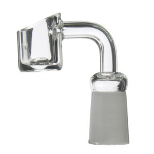 Quartz Banger 4mm Thick Flat Top Female 14mm 90 Degree