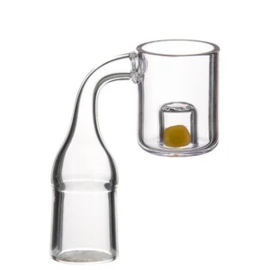 Quartz Banger  Cadmium Core Reactor  14mm Female 90 Degree