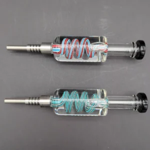 Wig Wag Freezable Glycerin Dab Straw With Screw Tip 14mm