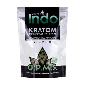 OPMS Silver White Vein Indo 240 Caps