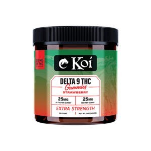 Koi Extra Strength Delta 9 THC Gummies 500MG Strawberry  {20ct}