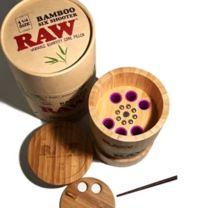 Raw Bamboo Six Shooter For 1 1/4 Cones